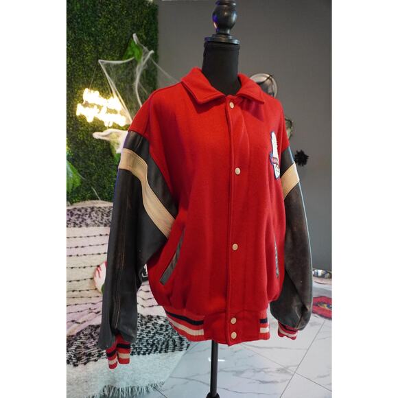 Vintage Louisville Slugger Letterman Jacket XL - Picture 7 of 10